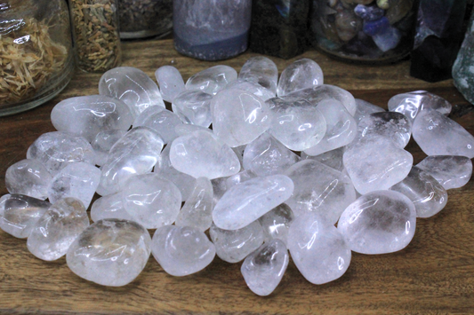 Clear Quartz Tumbled - Set of 5