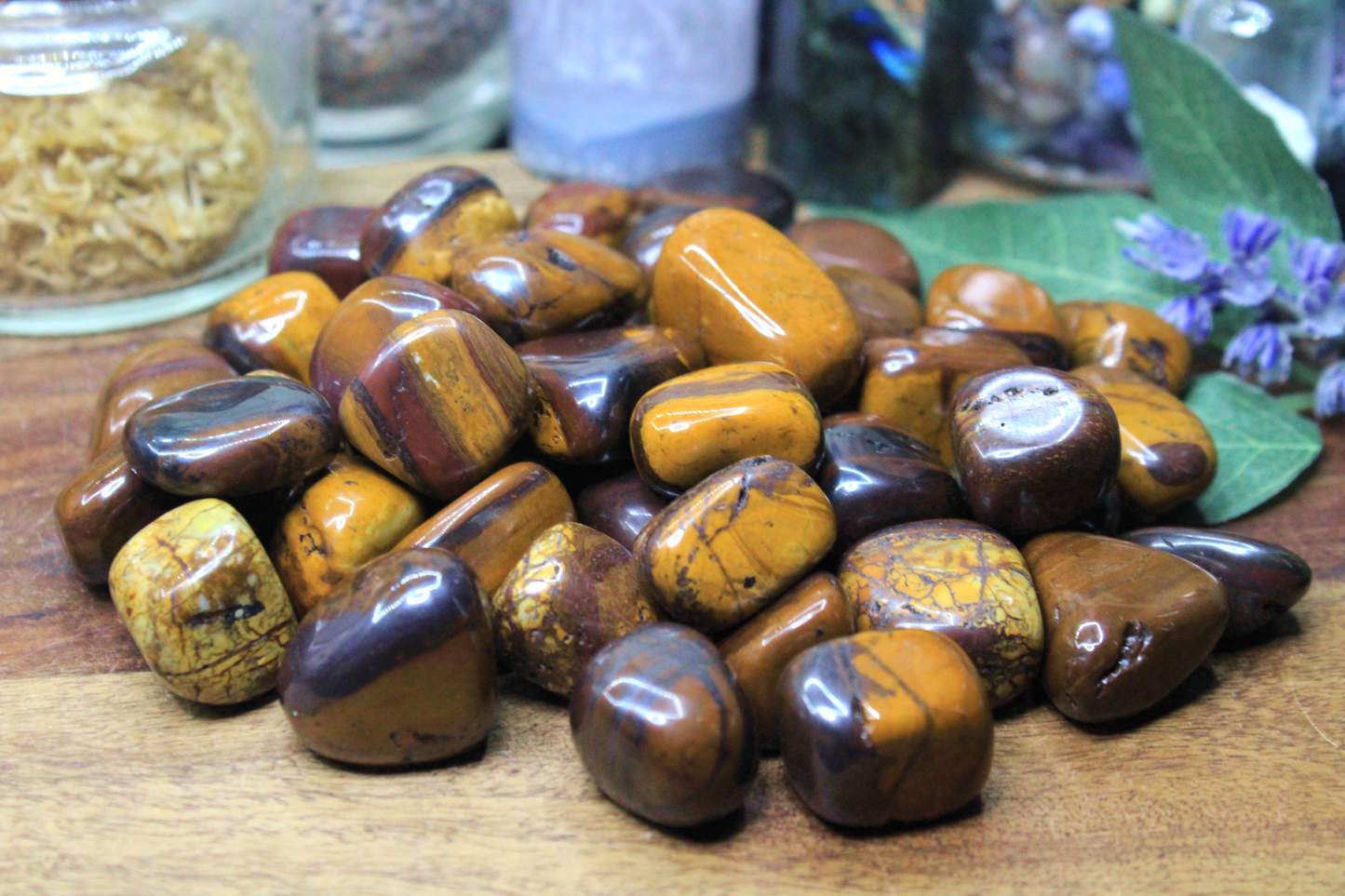 Desert Sunset Jasper Tumbled - Set of 6