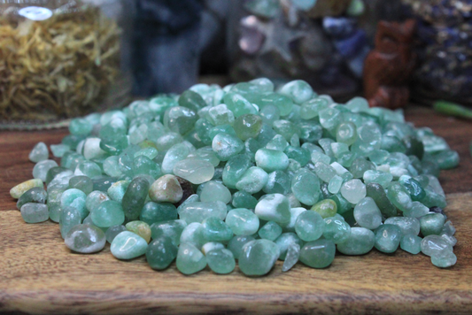 Green Aventurine Chips - 2 oz Bag
