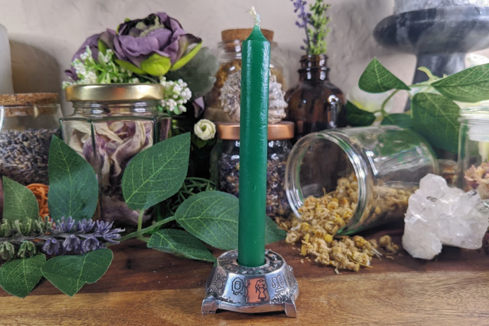 Chime Candles 2-Set - Green