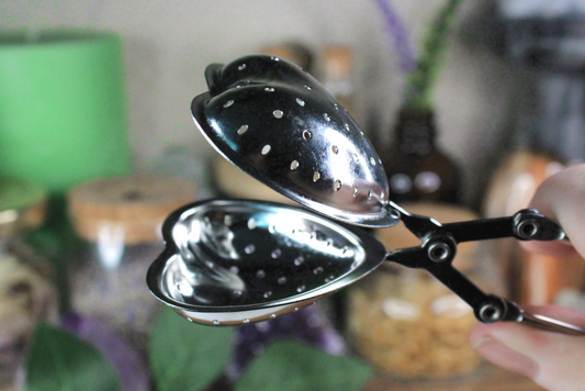 Heart Tea Strainer - Spring Handle