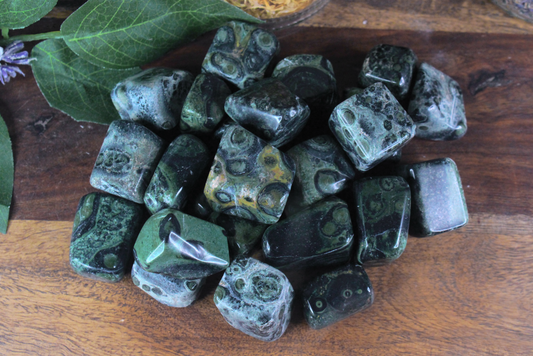 Kambaba Jasper Tumbled - Set of 4