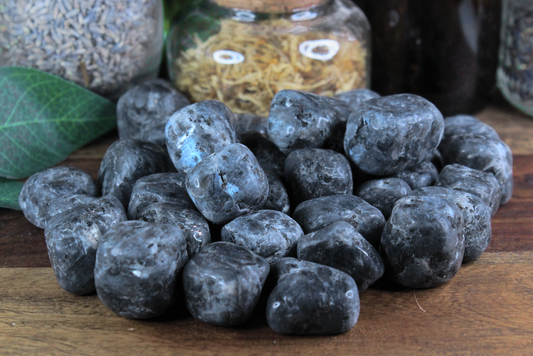 Larvikite Tumbled - Set of 5