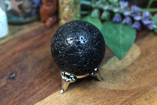 Lava Stone Sphere 1.5"