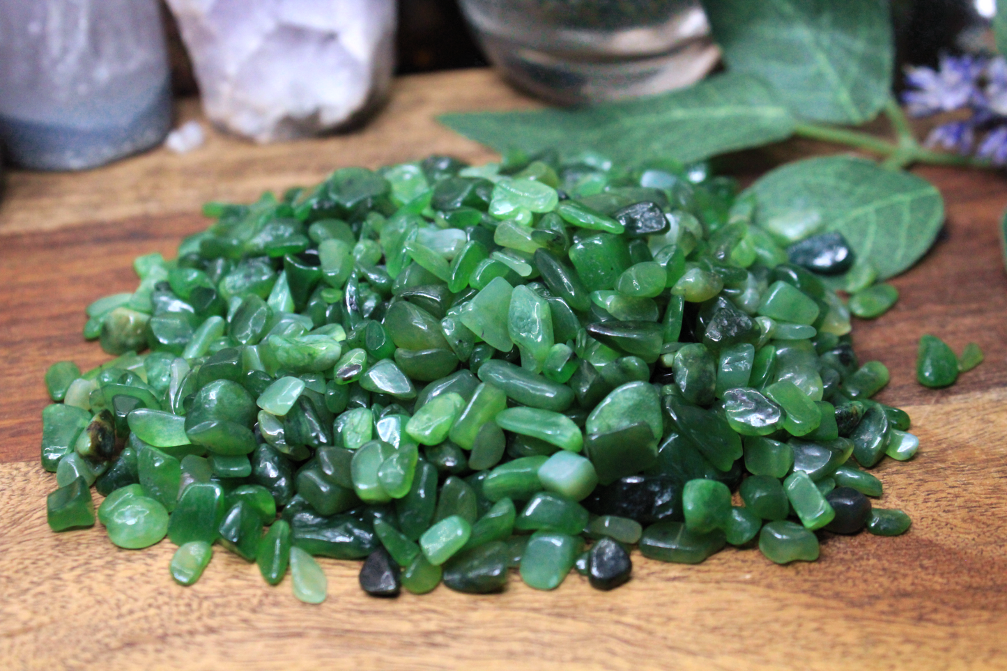 Nephrite Chips - 2 oz Bag