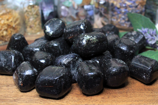 Nuummite Tumbled - Set of 2