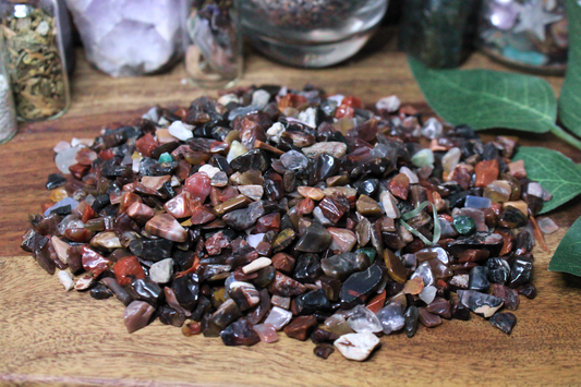 Petrified Wood Chips - 2 oz Bag