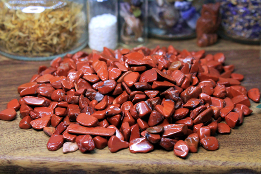 Red Jasper Chips - 2 oz Bag