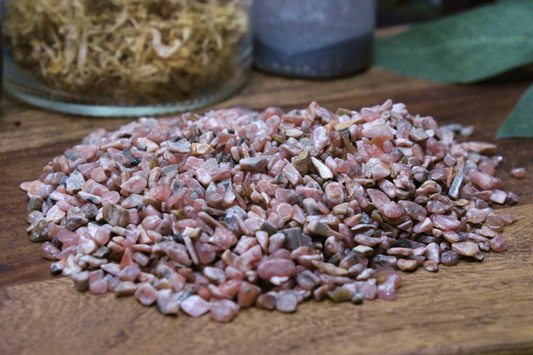 Rhodochrosite Chips - 2 oz Bag