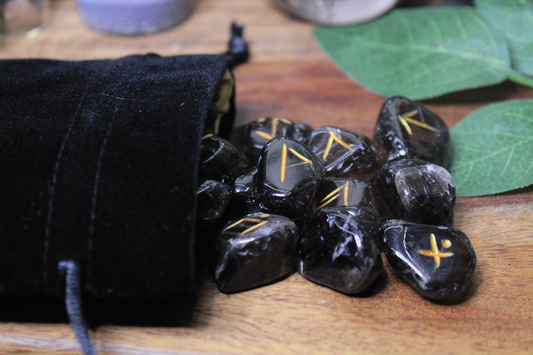 Smoky Quartz Runes
