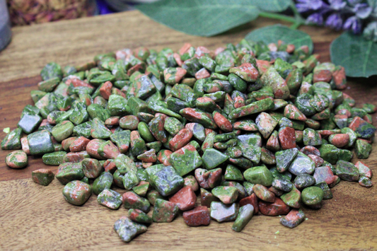 Unakite Chips - 2 oz Bag