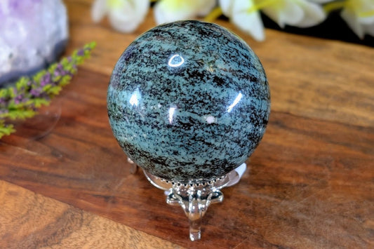 African Turquoise (Serpentine) Sphere