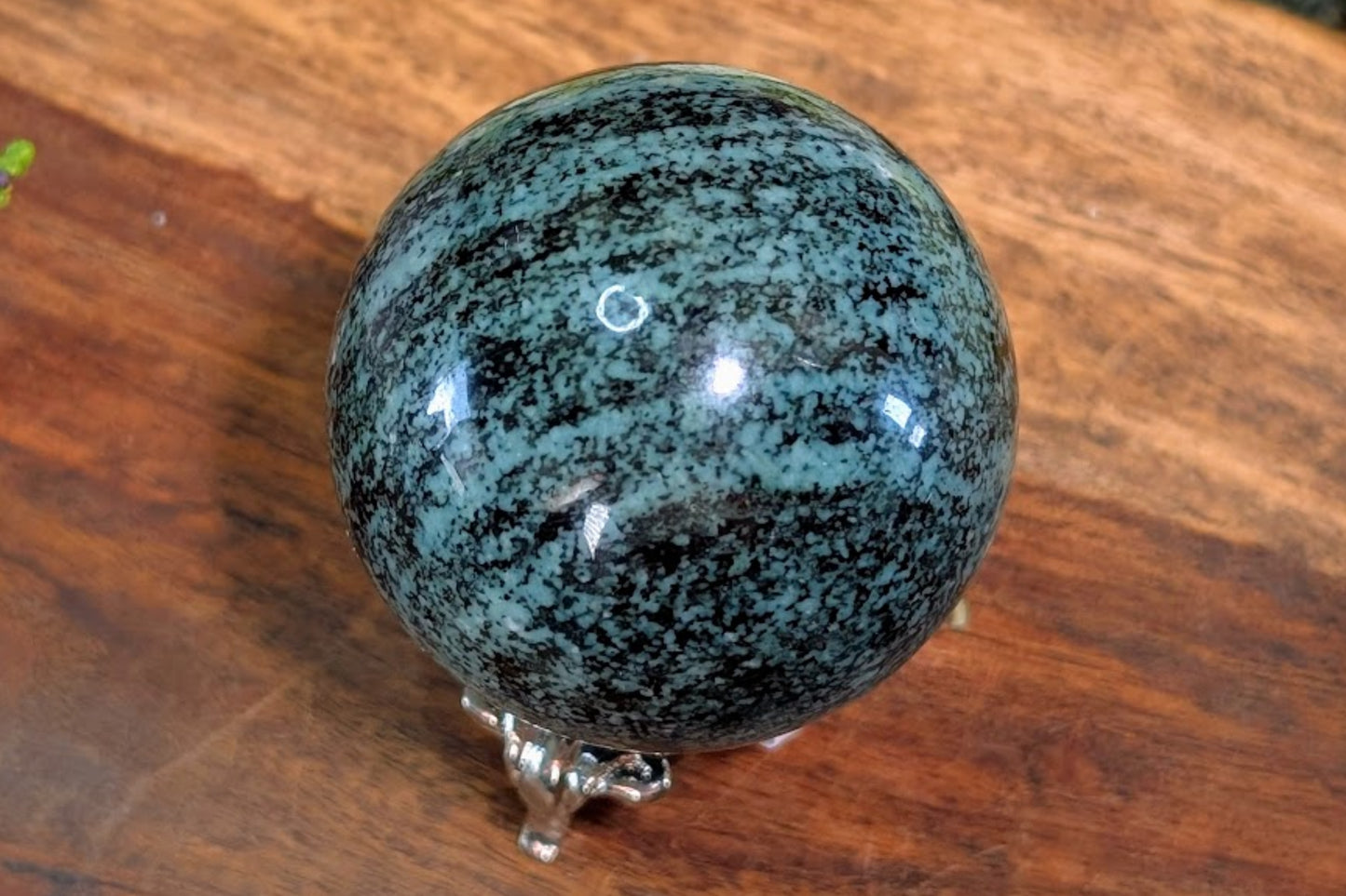 African Turquoise (Serpentine) Sphere