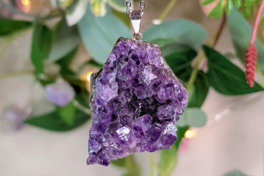 Amethyst Cluster Necklace