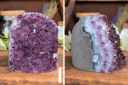 Amethyst Cut Base Polished Geode