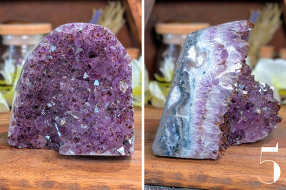 Amethyst Cut Base Polished Geode