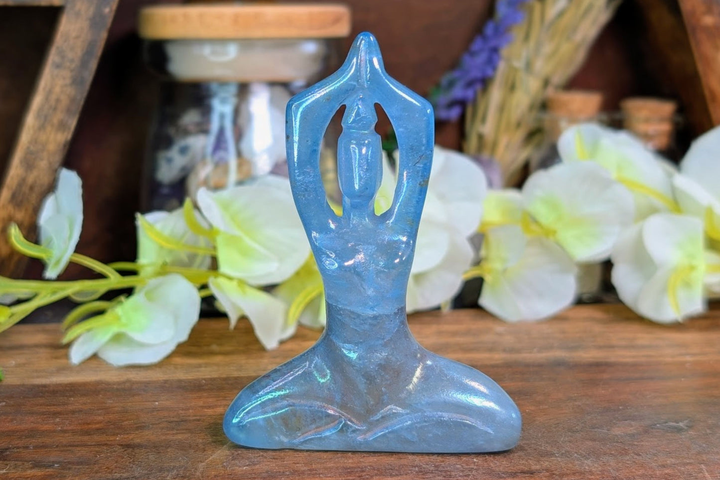 Aqua Aura Yoga Figurine