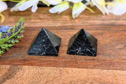 Black Tourmaline Pyramid