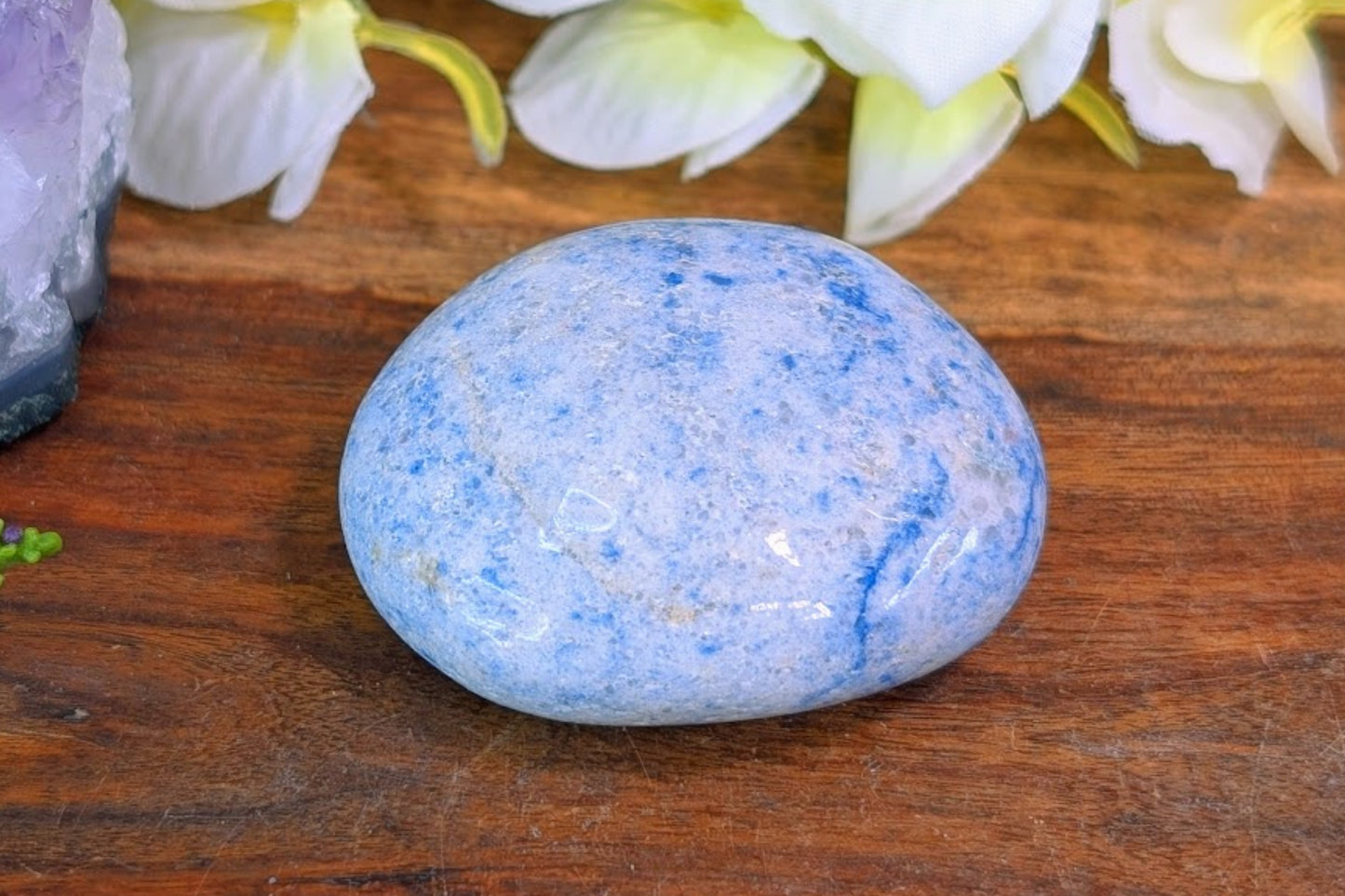 Blue Aventurine Palm Stone