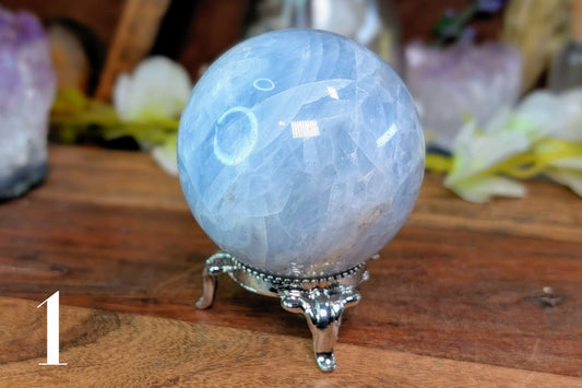 Blue Calcite Sphere