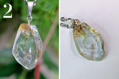 Blue Topaz Tumbled Necklace
