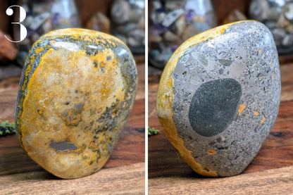 Bumblebee Jasper Free Form Statue