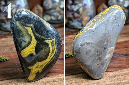 Bumblebee Jasper Free Form Statue