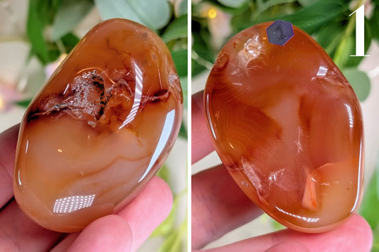 Carnelian Palm Stone