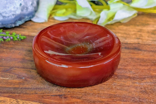Carnelian Sphere Stand