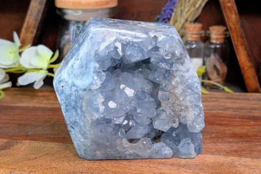 Celestite Cut Base Geode