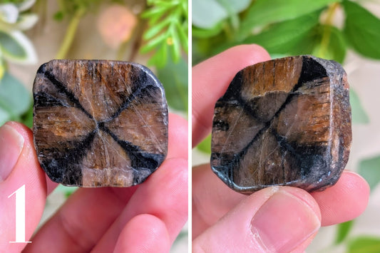 Chiastolite Thumb Stone