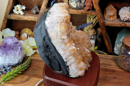 Citrine Cluster Lamp