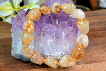 Citrine Tumbled Bracelet