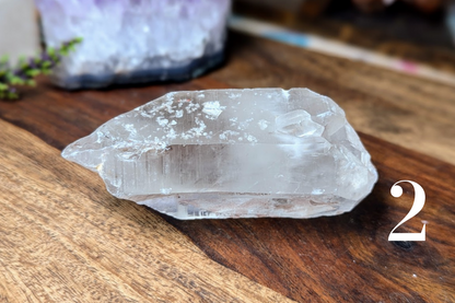Clear Quartz Rough Point 5 oz