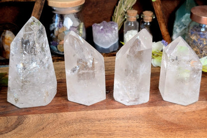 Clear Quartz Free Form Standing Point