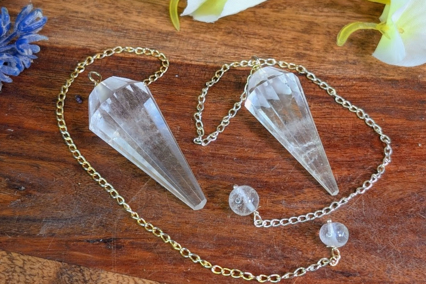 Clear Quartz Pendulum