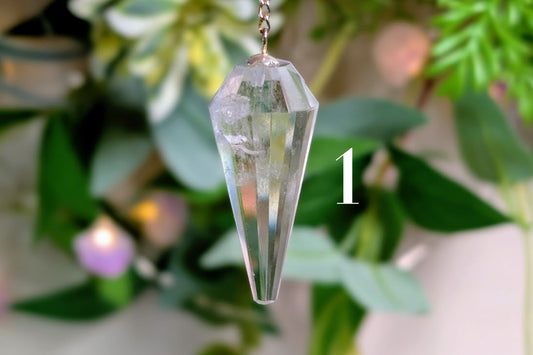 Clear Quartz Pendulum