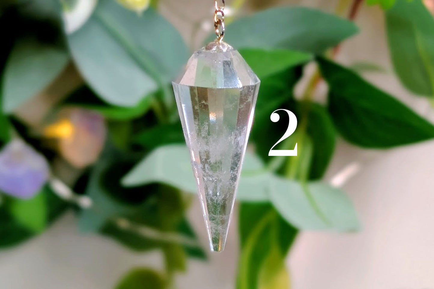 Clear Quartz Pendulum