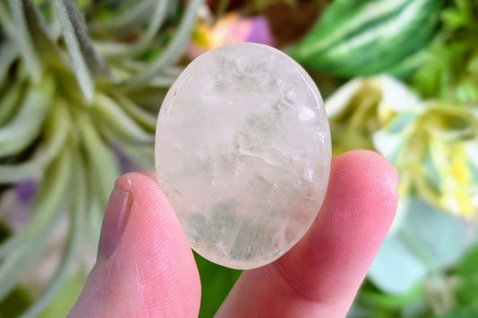 Clear Quartz Worry Stone