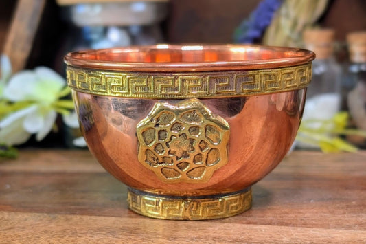 Copper Bowl - Lotus