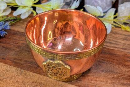 Copper Bowl - Lotus
