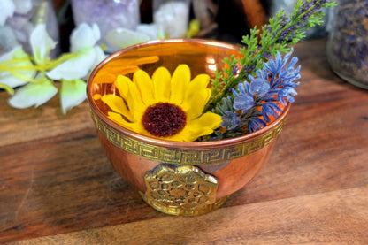 Copper Bowl - Lotus