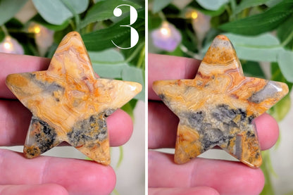 Crazy Lace Agate Star