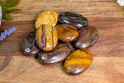 Desert Sunset Jasper Palm Stone