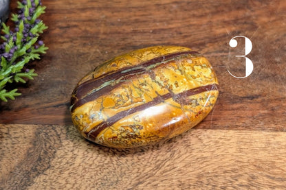 Desert Sunset Jasper Palm Stone