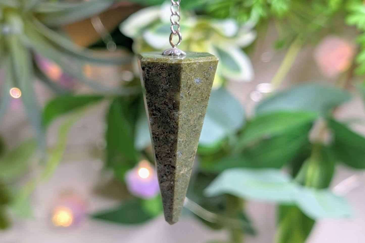 Epidote Pendulum