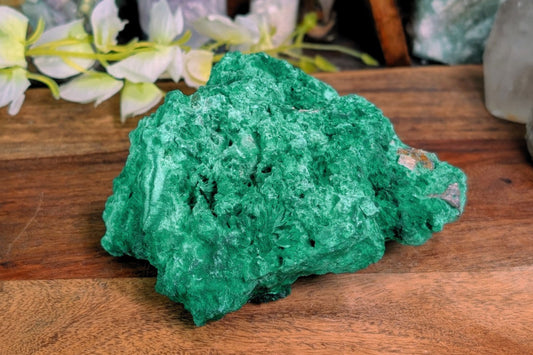 Malachite Fibrous Cluster