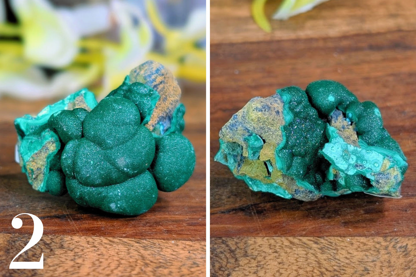 Malachite Fibrous Specimen