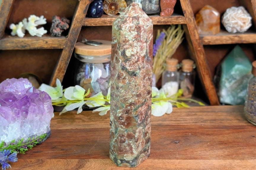 Green Flower Jasper Point