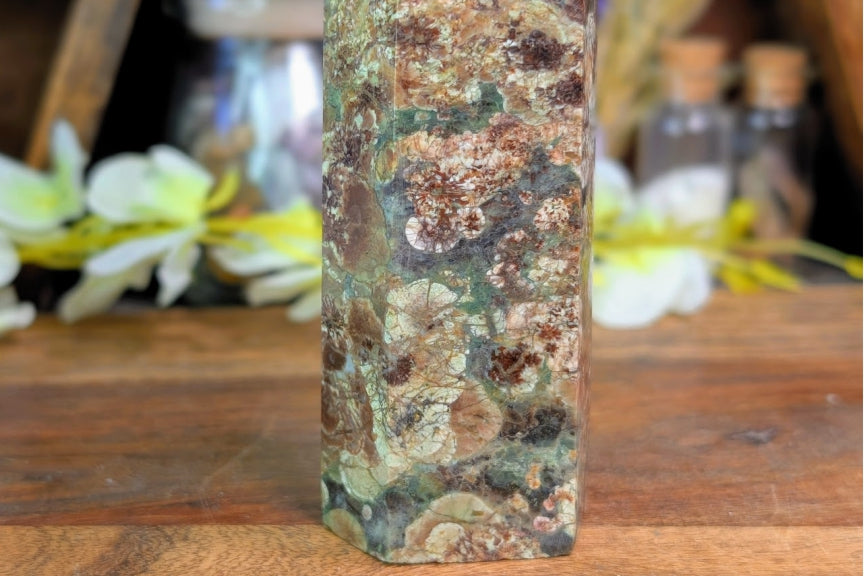 Green Flower Jasper Point